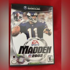 Madden NFL 2002 (Nintendo GameCube, 2001). Tested and Works